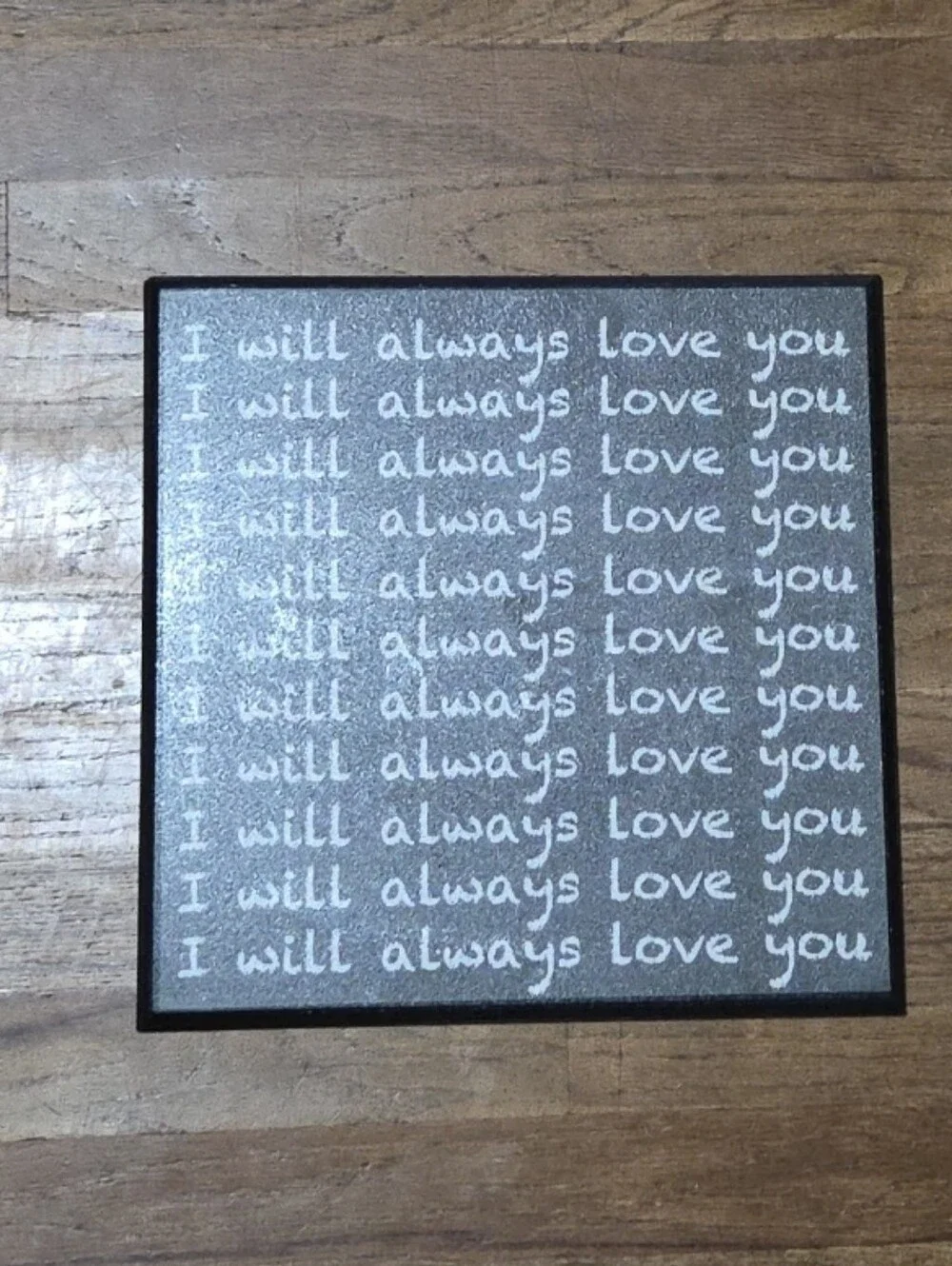 Hobby Lobby 'I Will Always Love You' Wall Art